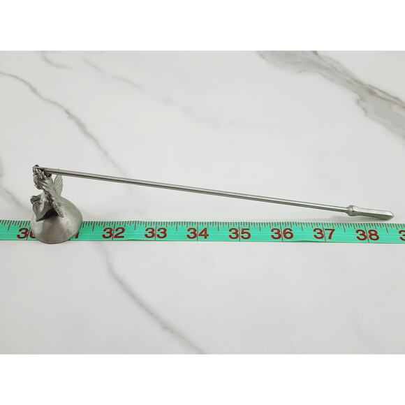 Rawcliffe Angel Candle Snuffer Extinguisher Pewter P. Davis 1979 Douter 8 3/4" - Picture 12 of 14